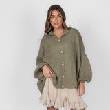 Elena | Oversized Knit Cardigan
