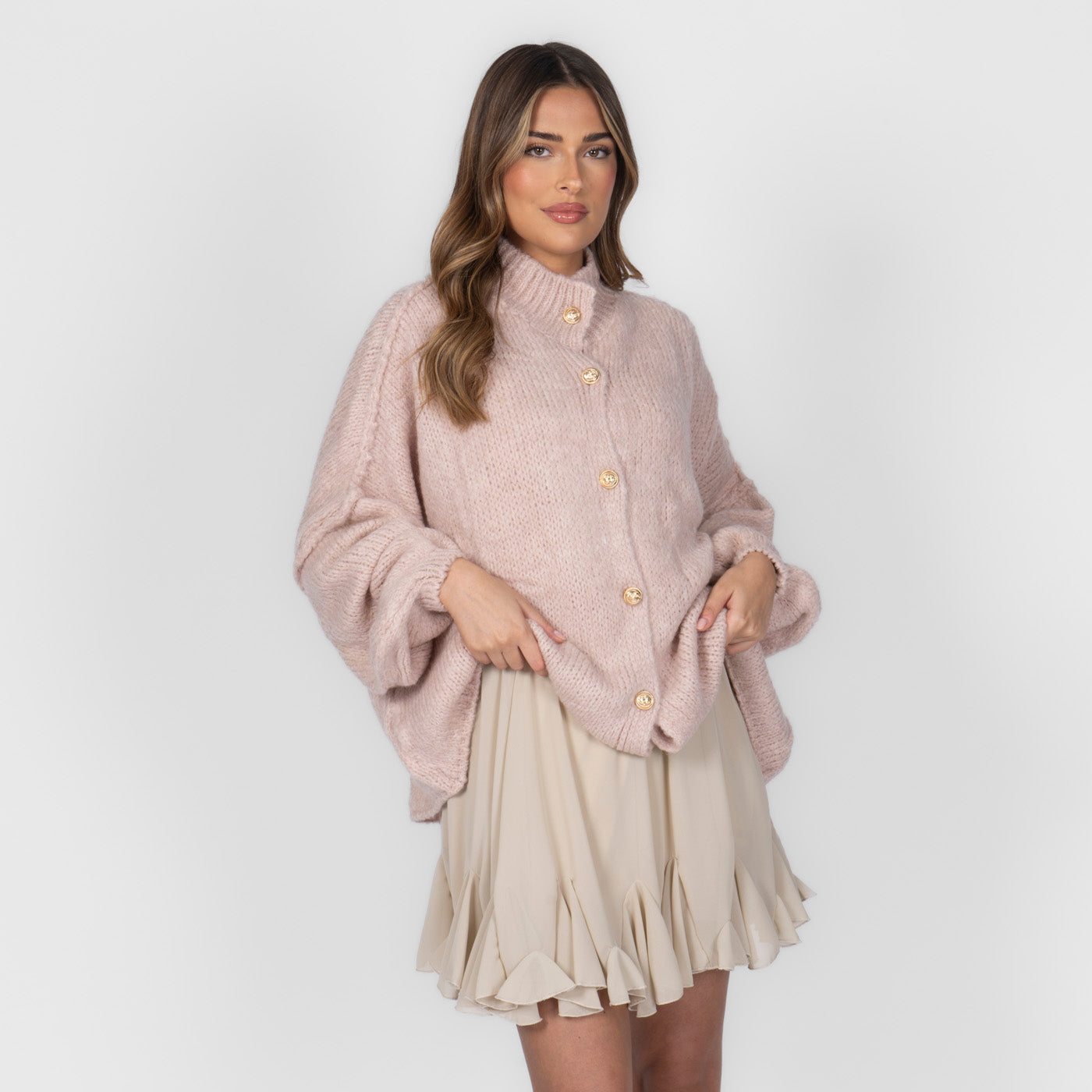 Elena | Oversized Knit Cardigan