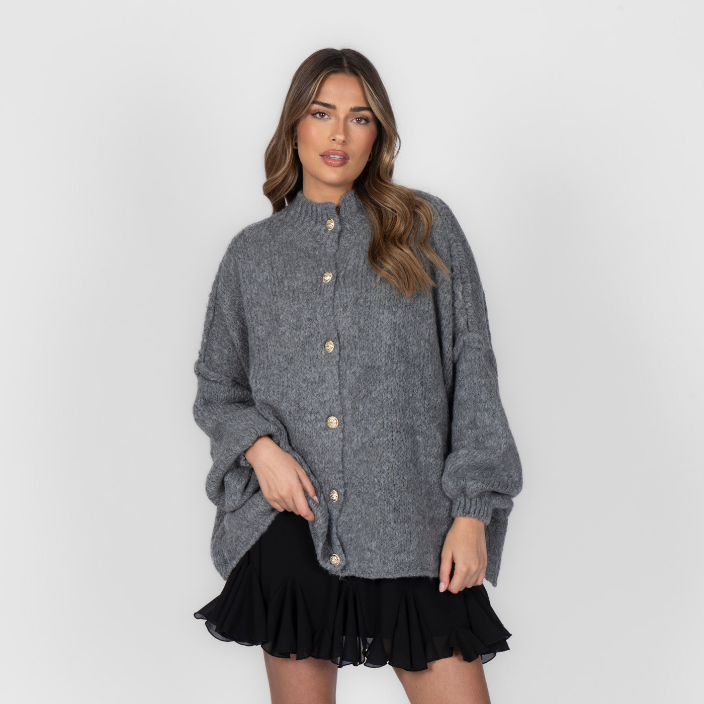 Elena | Oversized Knit Cardigan