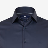 Premium plava poplin košulja slim fit kroja
