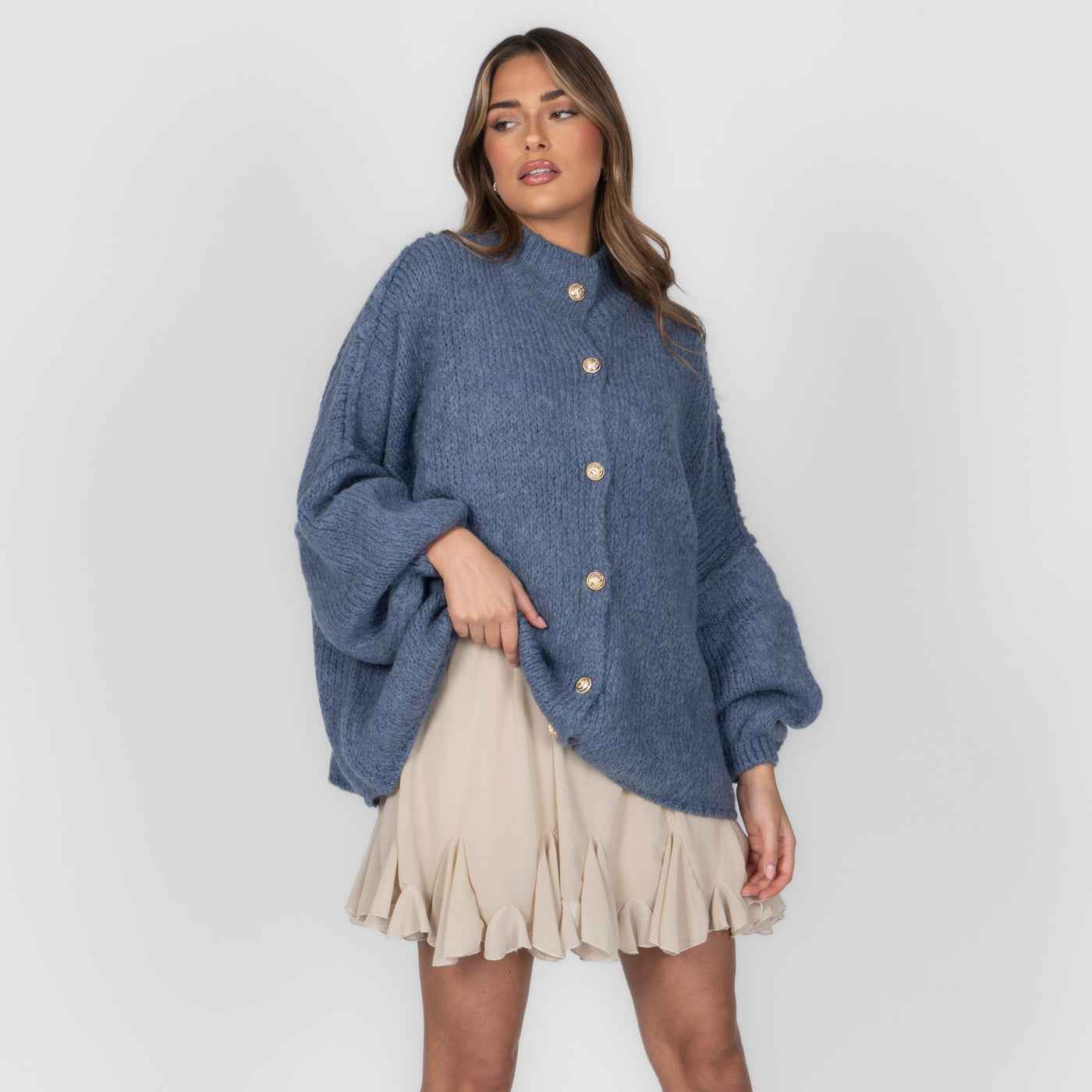 Elena | Oversized Knit Cardigan