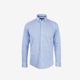 SLIM CAMISA U SVETLO PLAVOJ GEOMETRIJSKOJ MREŽI