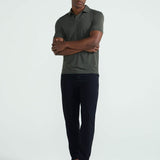 Muška polo majica od mrežaste tkanine slim fit kroja
