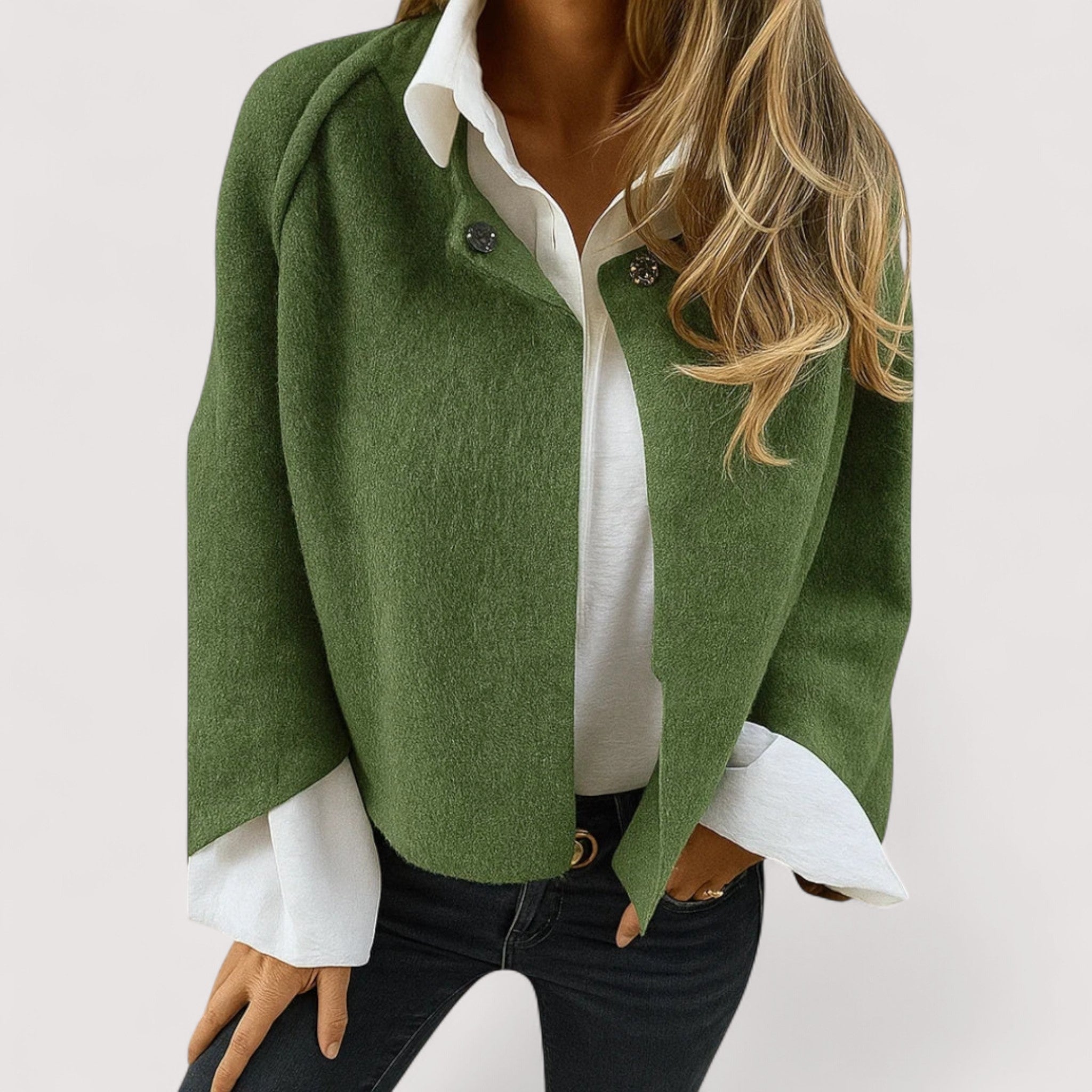 "Judith™ | Elegantna i topla kratka jakna" can be rewritten as "Judith™ | Stylish and Cozy Short Jacket".
