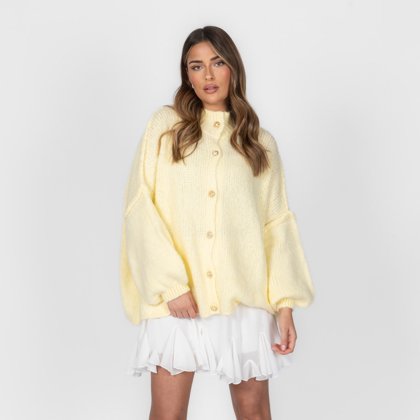 Elena | Oversized Knit Cardigan