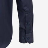 Premium plava poplin košulja slim fit kroja