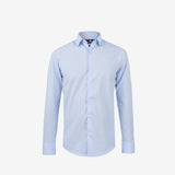 Klasična svetloplava slim fit poplin košulja