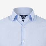Klasična svetloplava slim fit poplin košulja