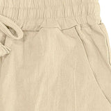 Mathis | Lagane lanene pantalone sa pojasom