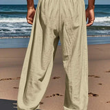 Mathis | Lagane lanene pantalone sa pojasom