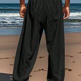 Mathis | Lagane lanene pantalone sa pojasom