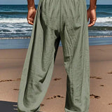 Mathis | Lagane lanene pantalone sa pojasom
