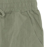 Mathis | Lagane lanene pantalone sa pojasom