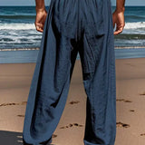 Mathis | Lagane lanene pantalone sa pojasom
