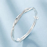 Woven Silver Bracelet