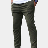 David | Lagane premium ležerne pantalone sa bočnim džepovima