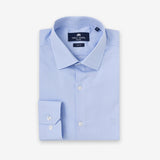 Klasična svetloplava slim fit poplin košulja