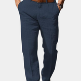 Frank | Premium muške lanene pantalone sa gajkama za kaiš
