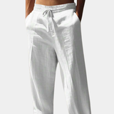 Mathis | Lagane lanene pantalone sa pojasom