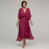 Sorena | Elegantna Maxi Haljina sa V-Izrezom