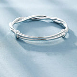 Woven Silver Bracelet