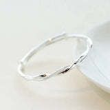 Woven Silver Bracelet
