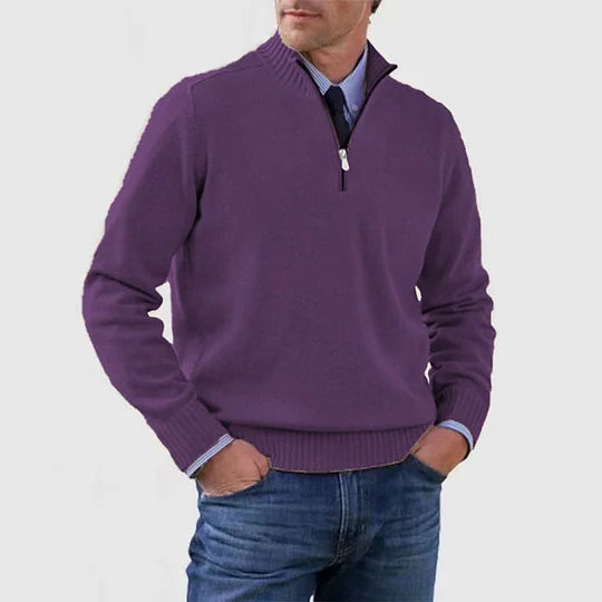 Ingmar | ELEGANTNI MUŠKI PULOVER S POLU-ZIPOM