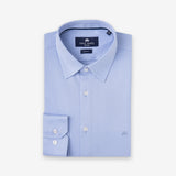 SLIM CAMISA U SVETLO PLAVOJ GEOMETRIJSKOJ MREŽI
