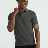Muška polo majica od mrežaste tkanine slim fit kroja