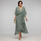 Sorena | Elegantna Maxi Haljina sa V-Izrezom