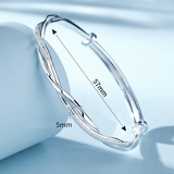 Woven Silver Bracelet
