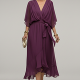 Sorena | Elegantna Maxi Haljina sa V-Izrezom