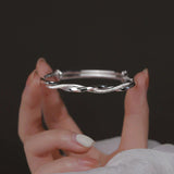 Woven Silver Bracelet