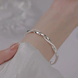 Woven Silver Bracelet