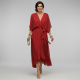 Sorena | Elegantna Maxi Haljina sa V-Izrezom