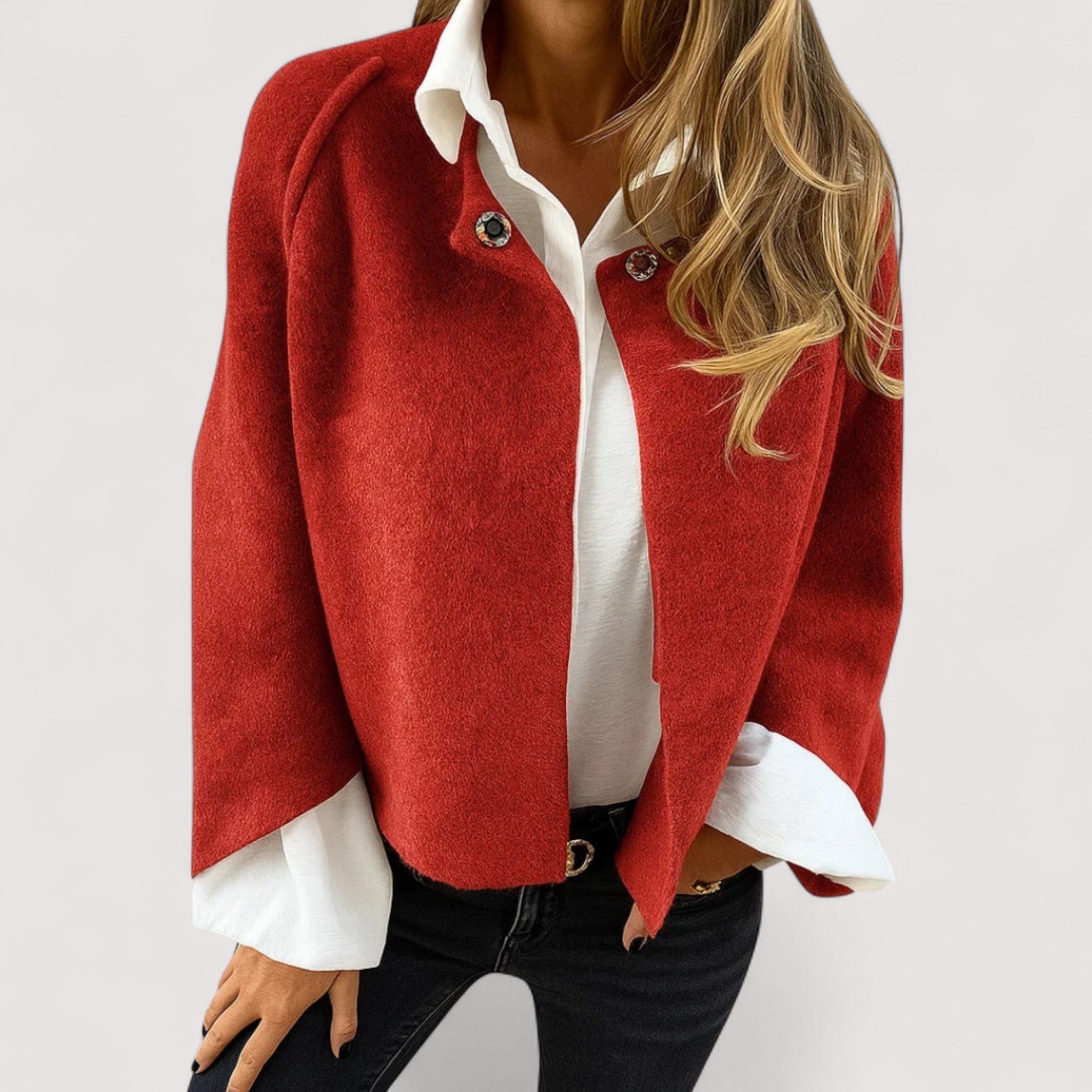 "Judith™ | Elegantna i topla kratka jakna" can be rewritten as "Judith™ | Stylish and Cozy Short Jacket".