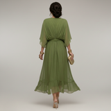 Sorena | Elegantna Maxi Haljina sa V-Izrezom