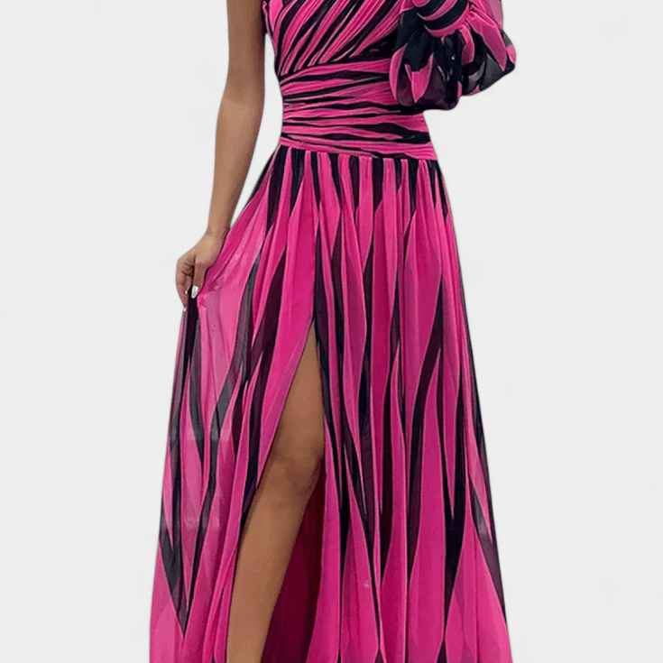 "Bethania™ | Pruhovane Maxi Haljine" can be rewritten as "Bethania™ | Prugasta Maxi Haljina" for a fresh take while maintaining the essence.