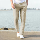 Liam | Muške lanene pantalone Lagane
