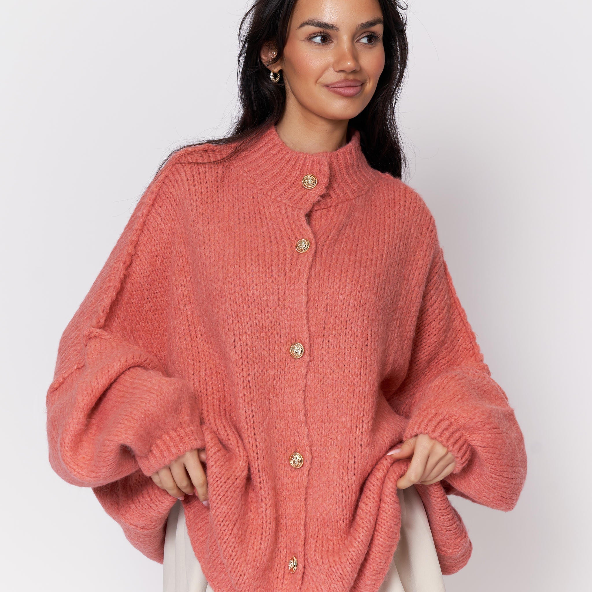 Elena | Oversized Knit Cardigan