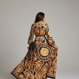Faye - Boho Haljina s Printom
