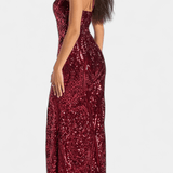 Marleni Halterneck Evening Dress™ | Elegantna večernja haljina
