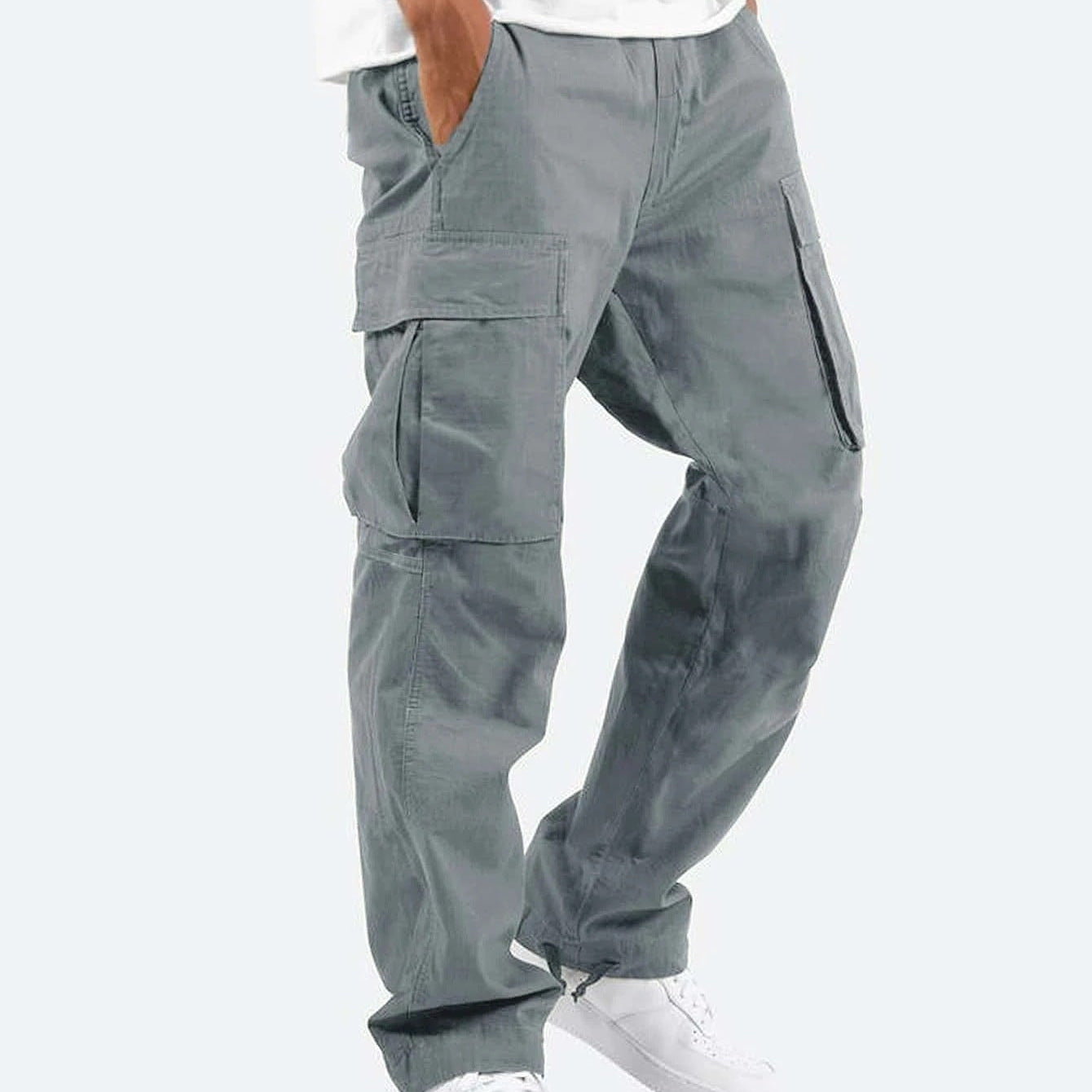 Pikk | Muške Elastične Cargo Pantalone