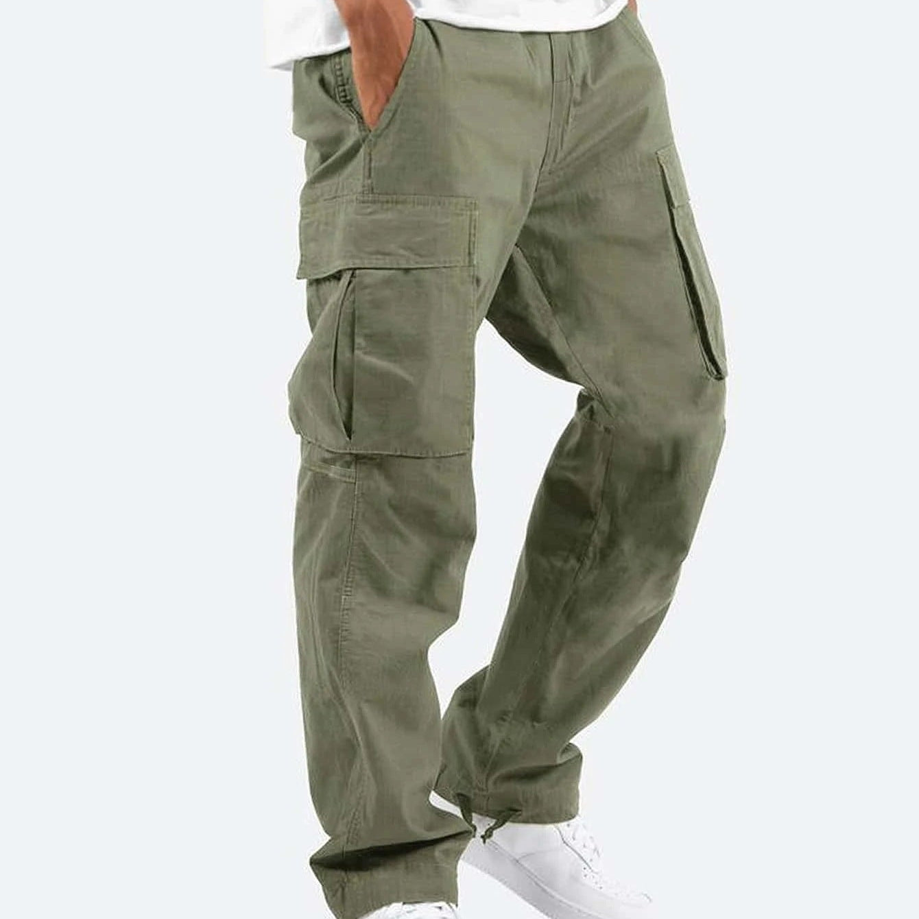 Pikk | Muške Elastične Cargo Pantalone