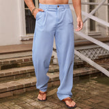 Niccolo | Široke lanene pantalone