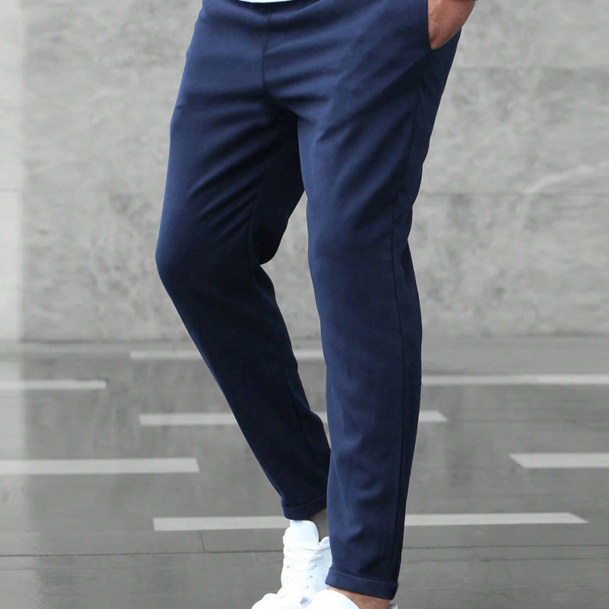 David | Lagane premium ležerne pantalone sa bočnim džepovima