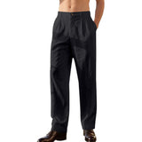 Lorenzo | Opuštene lanene pantalone