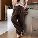Louis | Široke lanene pantalone