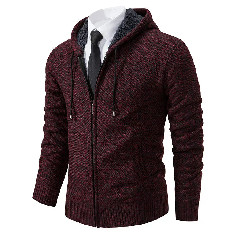 Jens | Fleece Zip-Up Cardigan