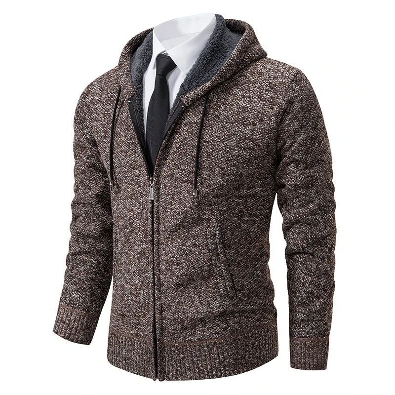 Jens | Fleece Zip-Up Cardigan